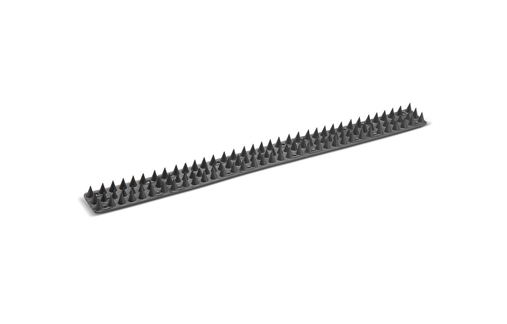 PÚAS ANTI AVES DE PLÁSTICO NEGRO